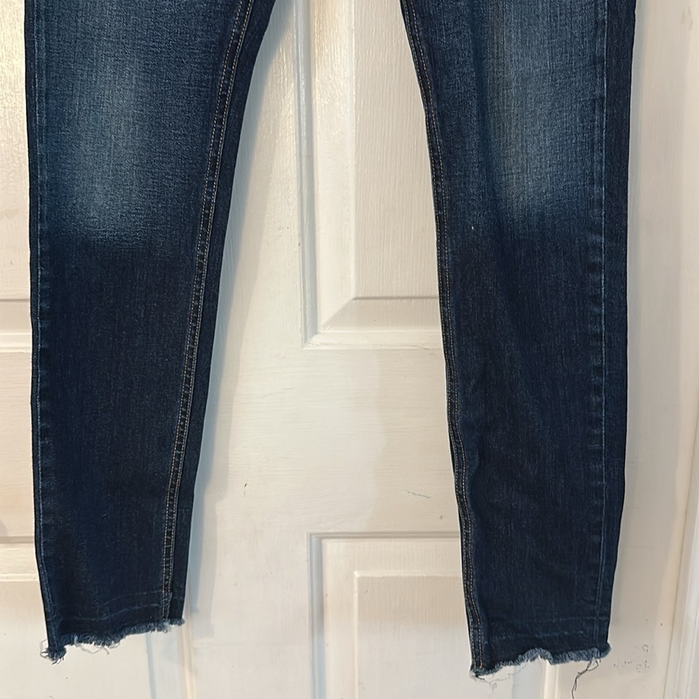 Women’s Rag & Bone Dark Blue Stretch Denim Straight Leg Jeans Size 26 - Picture 3 of 8